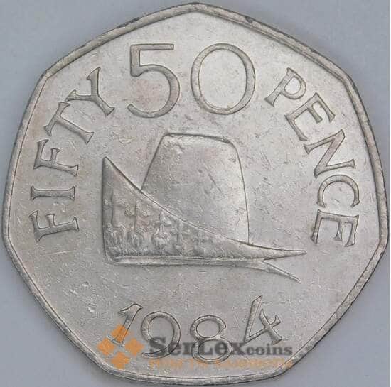 Гернси 50 пенсов 1984 КМ34 VF арт. 56668