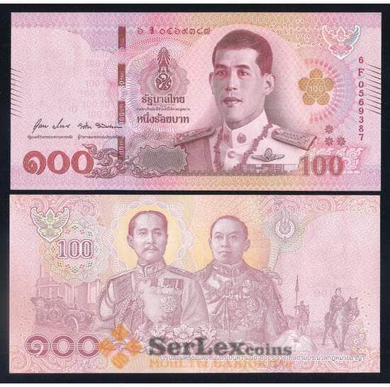 Таиланд 100 бат 2018 Р137b(2) UNC арт. 52227