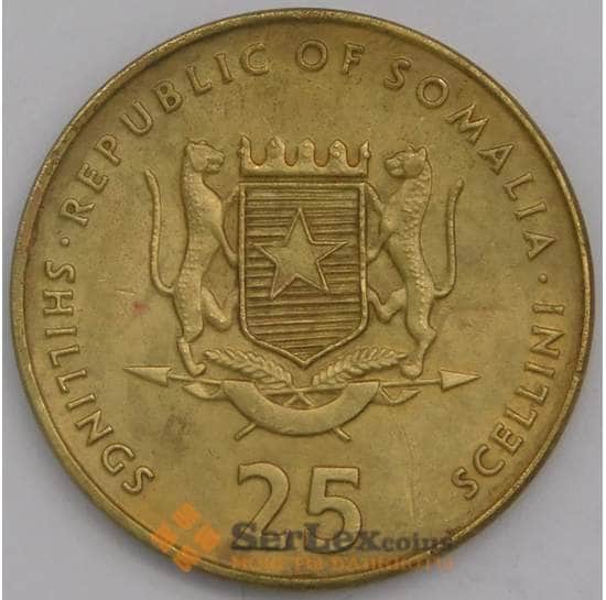 Сомали монета 25 шиллингов 2001 КМ103 XF спорт футбол арт. 41454