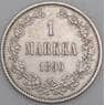 Русская Финляндия монета 1 марка 1890 КМ3.2 XF арт. 46031