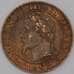 Франция монета 1 сантим 1862 А КМ795 aUNC арт. 44711