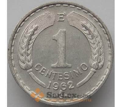 Монета Чили 1 сентесимо 1962 КМ189 BU (J05.19) арт. 17349