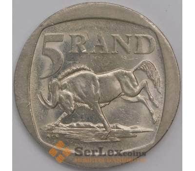 Монета Южная Африка ЮАР 5 рэнд (ранд) 1994 КМ140 aUNC арт. 40735