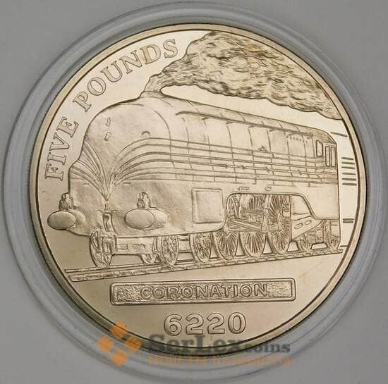 Джерси 5 фунтов 2004 КМ136 BU Паровые локомотивы 6220 арт. 56389