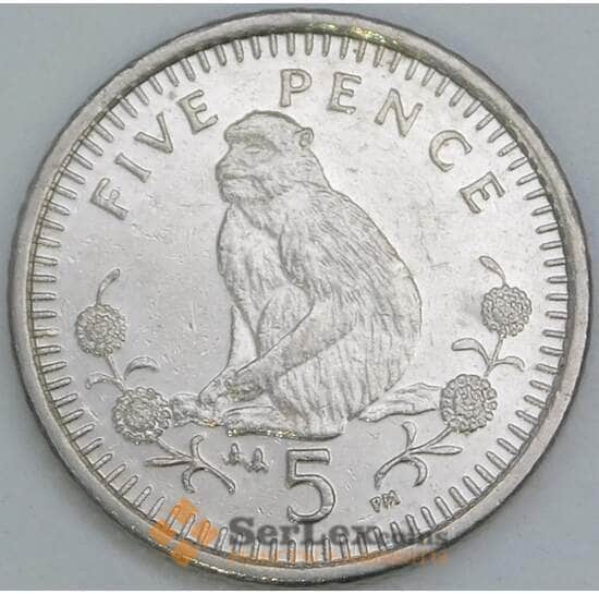 Гибралтар 5 пенсов 1998 КМ775 XF арт. 56420
