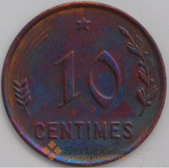 Люксембург монета 10 сантимов 1930 AU арт. 39312