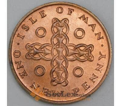 Мэн 1 пенни 1971 КМ20 UNC арт. 56035