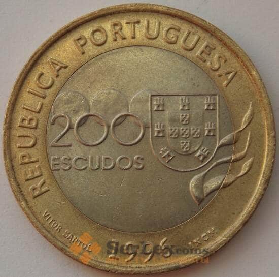Португалия 200 эскудо 1996 КМ687 UNC Олимпиада Атланта (J05.19) арт. 16627