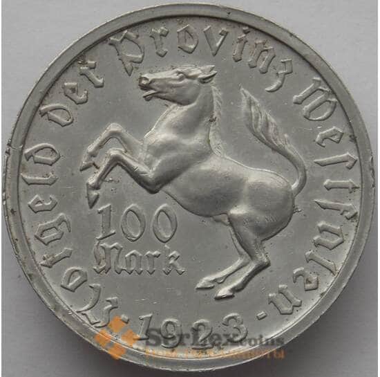Германия Нотгельд 100 марок 1923 Вестфалия (J05.19) арт. 16520