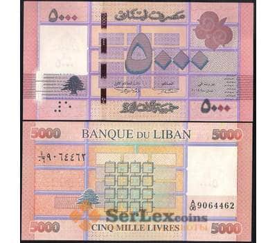 Банкнота Ливан 5000 ливров 2014 Р91 UNC арт. 28413