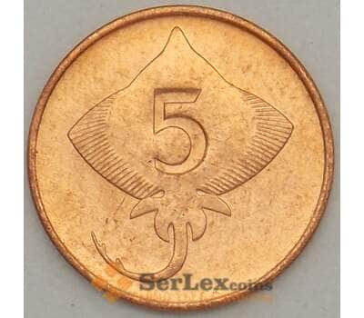 Монета Исландия 5 эйре 1981 КМ24 UNC (n17.19) арт. 21282