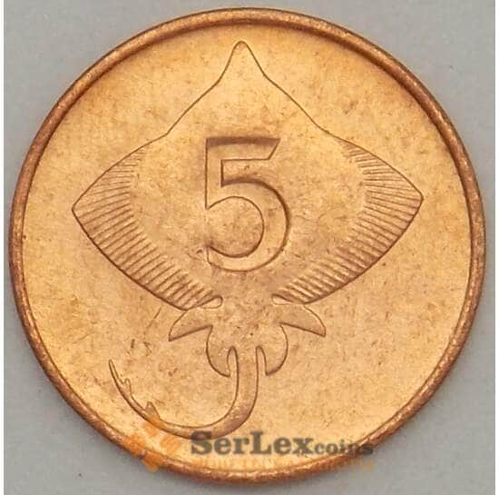 Исландия 5 эйре 1981 КМ24 UNC (n17.19) арт. 21282