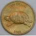 Конго 1 франк 2002 КМ81 UNC Черепаха арт. 55165