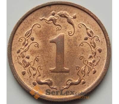 Монета Зимбабве 1 цент 1980-1988 КМ1 AU-aUNC арт. 7684