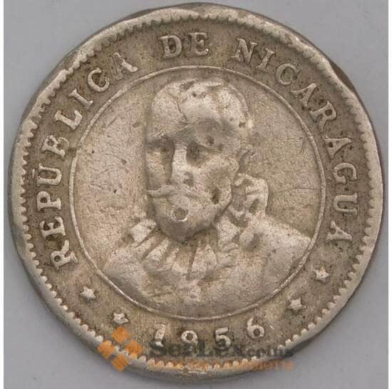 Никарагуа монета 5 сентаво 1956 КМ24.1 F арт. 44811