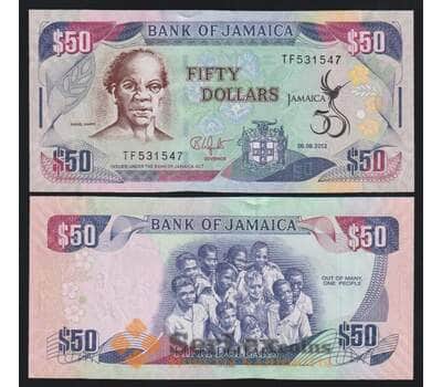 Ямайка 50 долларов 2012 Р89 UNC 50 лет Независимости арт. 52953