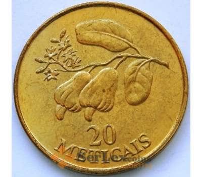 Монета Мозамбик 20 метикаль 1994 unc КМ118 арт. С00205