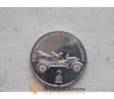 Монета Корея Северная 2 вон машина 2002 КМ197 unc арт. С00118