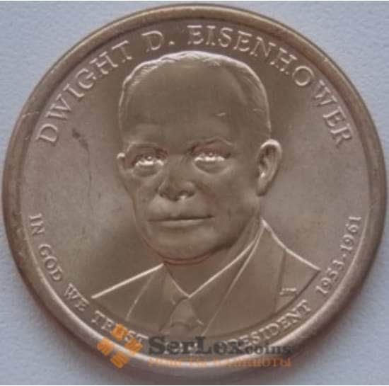 США 1 доллар 2015 34 президент Эйзенхауэр P арт. С00173