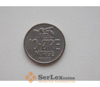 Монета Норвегия 10 эре 1972 КМ411 Фауна арт. С00443