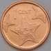Монета Багамские о-ва 1 цент 2009 KM218.2 UNC  арт. С00133