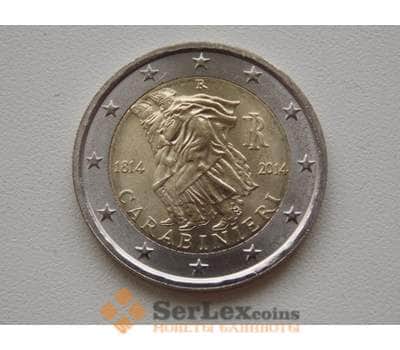 Монета Италия 2 евро 2014 Карабинеры UNC арт. С00511