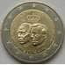 Монета Люксембург 2 евро 2014 Вступление на трон герцога Жана арт. С00515