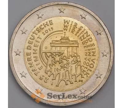 Монета Германия 2 евро 2015 Объединение Германии  арт. С00523