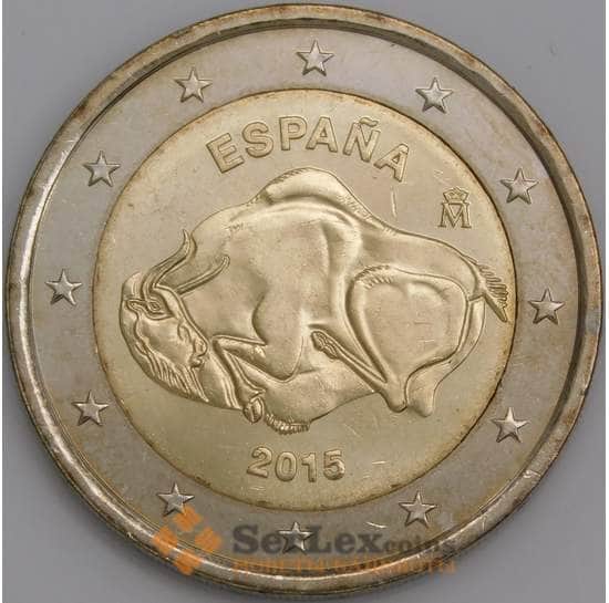 Испания монета 2 евро 2015 КМ1337 UNC арт. С00524