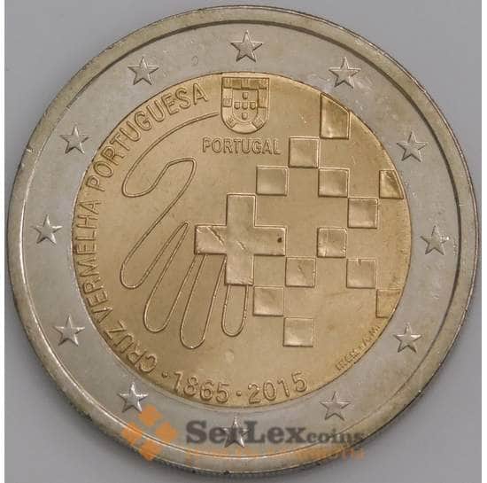 Португалия монета 2 евро 2015 КМ850 UNC Красный крест арт. С00526