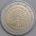 Монета Латвия 2 евро 2015 Председательство в ЕС UNC арт. С00529
