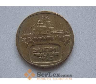 Монета Финляндия 5 марок 1985 КМ57 Корабль арт. С00083