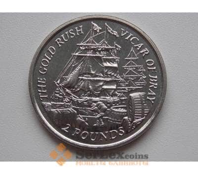 Монета Фолклендские острова 2 фунта 2000 КМ67 Корабль арт. С00792
