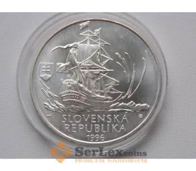 Монета Словакия 200 крон 1996 КМ34 Корабль Benovsky арт. С00799