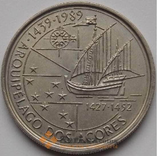 Португалия 100 эскудо 1989 КМ648 Азоры арт. С00816 Португалия 100 эскудо 1989 КМ648 Азоры арт. С00816