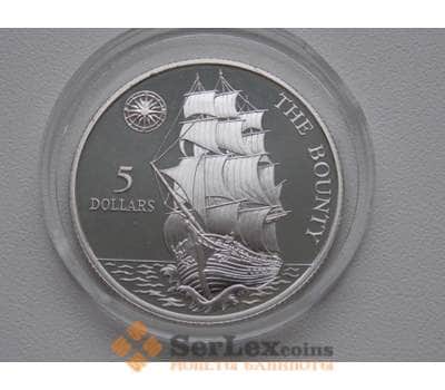 Монета Ниуэ 5 долларов 1992 КМ55 Корабль арт. С00821
