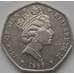 Монета Мэн остров 50 пенсов 1985 КМ148 VF арт. С00829