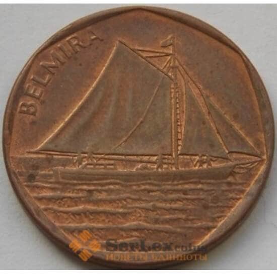 Кабо-Верде 5 эскудо 1994 КМ36 Корабль арт. С00864