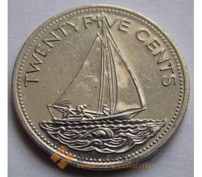 Багамские о-ва 25 центов 1991-2005 КМ63.2 Корабль арт. С00870