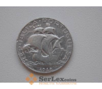 Монета Португалия 2,5 эскудо 1942 КМ580 Корабль арт. С00876