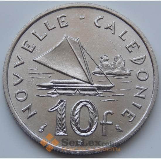 Новая Каледония 10 франков 1970 КМ5 XF Корабль арт. С00893