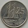 Каймановы острова 25 центов 1999-2008 КМ134 Корабль арт. С00901