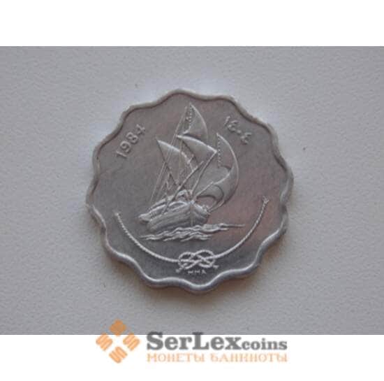 Мальдивы 10 лаари 1984 КМ70 Корабль арт. С00902