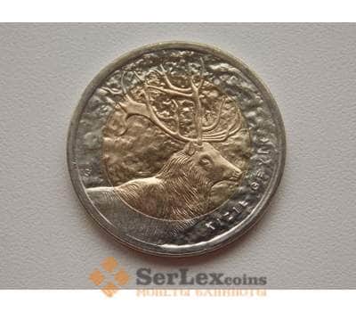 Монета Турция 1 лира 2012 Олень UNC Фауна арт. С00463