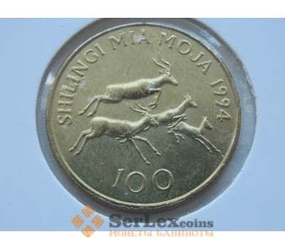 Танзания 100 шиллингов 1994 unc КМ32 Фауна арт. С01097
