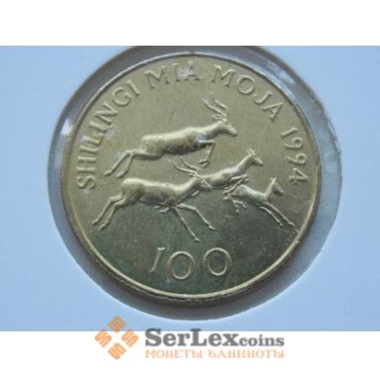 Танзания 100 шиллингов 1994 unc КМ32 Фауна арт. С01097