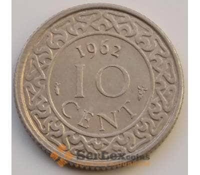 Монета Суринам 10 центов 1962-1986 КМ13 AU арт. С01105