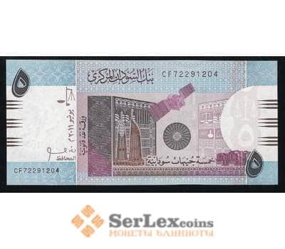 Банкнота Судан 5 фунтов 2011 UNC №66 арт. В00328