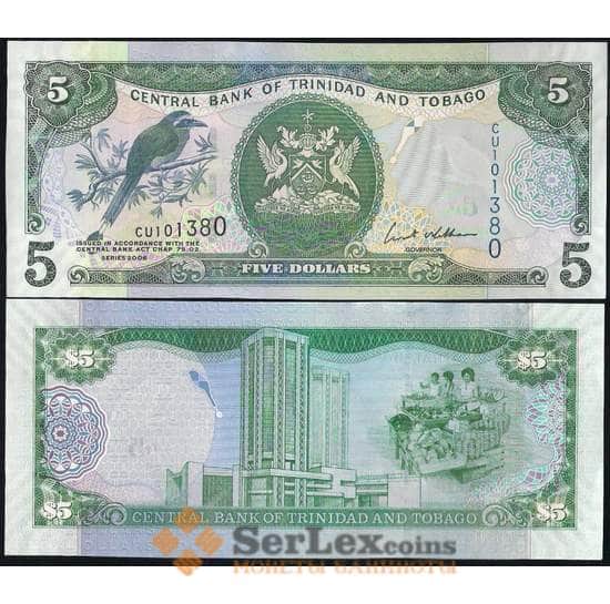 Тринидад и тобаго 5 долларов 2006 P47 UNC арт. В00320