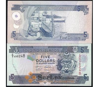 Соломоновы острова 5 долларов 2006-12 UNC №26 арт. В00321